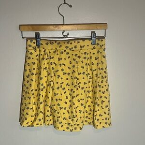SO Sunny Floral Mini Skirt